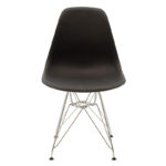 Chair Adelle PP black-inox leg 46x55x81cm - Image 4