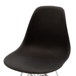 Chair Adelle PP black-inox leg 46x55x81cm - Image 5