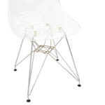 Chair Adelle PP pet clear-inox leg 46x55x81cm - Image 6