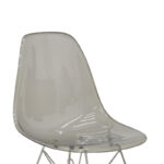 Chair Adelle PP pet clear grey-inox leg 46x55x81cm - Слика 5
