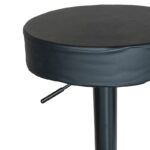 Bar stool Dianors height adjustable pu black-black base 38x38x75cm - Слика 2