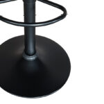 Bar stool Dianors height adjustable pu black-black base 38x38x75cm - Слика 3