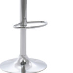 Bar stool Butterfly height adjustable white pu-chrome base 47x47x100cm - Слика 5