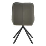 Chair Wori dark grey velvet-metal black leg 48x56x82cm - Image 5