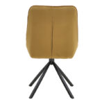 Chair Wori brown velvet-metal black leg 48x56x82cm - Image 5