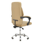 Manager office chair Glorin  beige pu 60x68x128cm - Слика 2