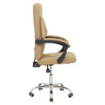 Manager office chair Glorin  beige pu 60x68x128cm - Слика 3