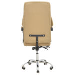 Manager office chair Glorin  beige pu 60x68x128cm - Слика 6