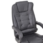 Manager office chair Toronsi  black pu 60x68x128cm - Слика 6