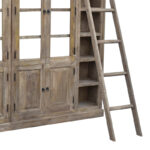 Library Librardy Inart lime wash solid mango wood 247x35x220cm - Image 4