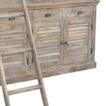 Library Bookie Inart antique white solid mango wood 200x42x230cm - Image 4
