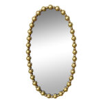 Огледало Kfarm Inart златно металик 53x4.5x100 см