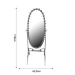 Mirror Present Inart black metallic 63.5x50x171cm - Слика 2