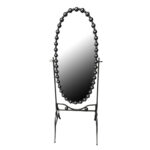 Mirror Present Inart црна металик боја 63,5x50x171 см