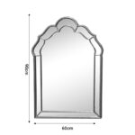 Mirror Xoton Inart gold metallic 60x3x90cm - Image 2