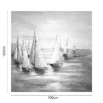 Canvas wall art Sailer I Inart 100x3x100cm - Image 2