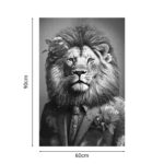 Canvas wall art  King Inart 60x2.5x90cm - Image 2