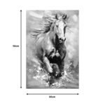 Horse Inart canvas painting 60x3x90cm - Image 2