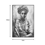 Canvas painting Danniela I Inart 72x4x102cm - Image 2