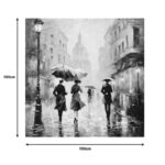 Canvas painting Nightdream I Inart 100x3x100cm - Image 2