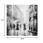 Canvas painting Nightdream II Inart 100x3x100cm - Image 2