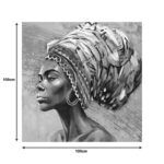 Canvas painting Africana I Inart 100x3x100cm - Слика 2