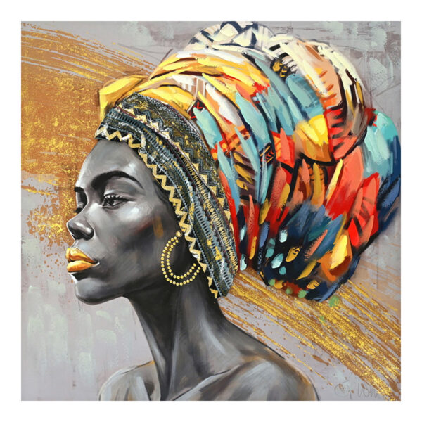 Canvas painting Africana I Inart 100x3x100cm