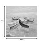 Canvas painting Boatty Inart 100x3x100cm - Слика 2