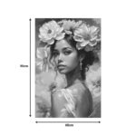 Canvas painting Lilibet Ι Inart 60x2.5x90cm - Слика 2