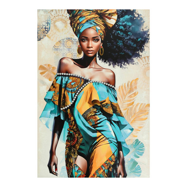 Слика на платно Џорџина I 3D Inart 80x3x120 см