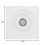 Canvas painting Circled Inart 80x3x80cm - Слика 2