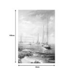 Canvas painting Sailsy Inart 70x3x100cm - Слика 2