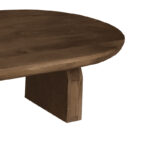 Coffee table Kane Inart solid acacia wood in brown color110x72x38cm - Image 3