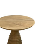Side table Souler Inart brown solid mango wood D38x56cm - Слика 2