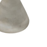 Side table Spello Inart solid mango wood in white wash color D38x46cm - Слика 3