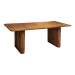 Маса Casi Inart од цврсто акација во природна боја 200x100x76 см