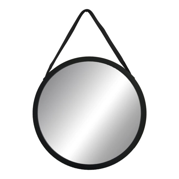 Висечко огледало Hangie Inart црно pp D76x3 см