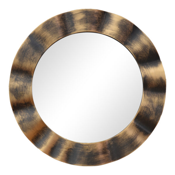 Mirror Perfor Inart bronze pp D55x2.5cm