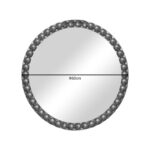 Mirror Mebel Inart white pp D60x3.5cm - Image 2