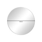 Mirror Nhaos Inart black aluminum D60x2.5cm - Image 2