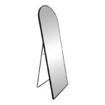 Mirror Lorens Inart black aluminum 46x40x150cm