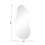 Mirror Fendo Inart 37x1x78cm - Image 2