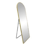 Mirror Lorens Inart aluminum in gold  color 46x40x150cm