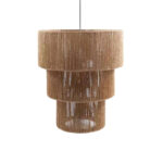 Ceiling light Populy Inart E27 brown paper rope D44x49cm - Слика 2