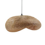 Ceiling light Lighty Inart E27 natural bamboo D42χ13cm - Слика 2