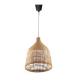 Ceiling light Axien Inart E27  bamboo in natural colorD42χ48cm