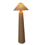 Floor lamp Mesulus Inart E27 natural rattan D56.5x150cm - Слика 2