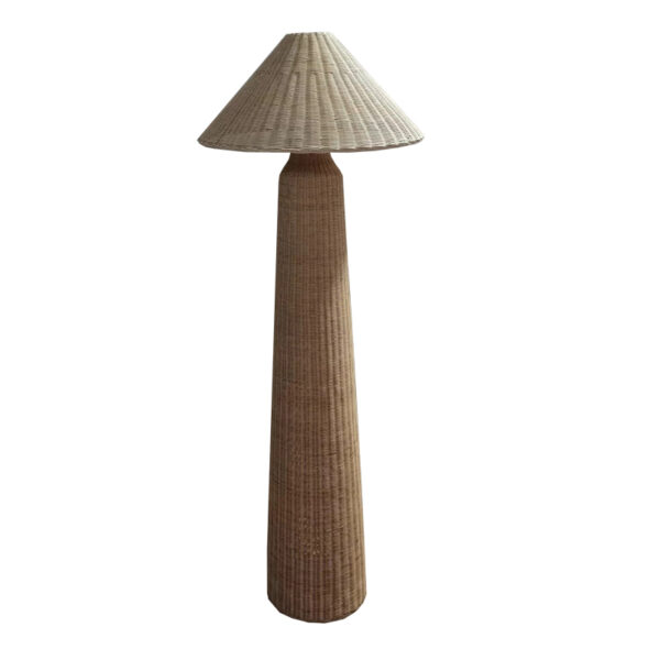 Подна ламба Mesulus Inart E27 природен ратан D56.5x150cm