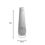 Floor lamp Solian Inart E27 bamboo in natural color D27x96cm - Image 3