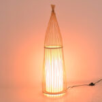 Floor lamp Florance Inart E27 bamboo in natural color D28x100cm - Image 2